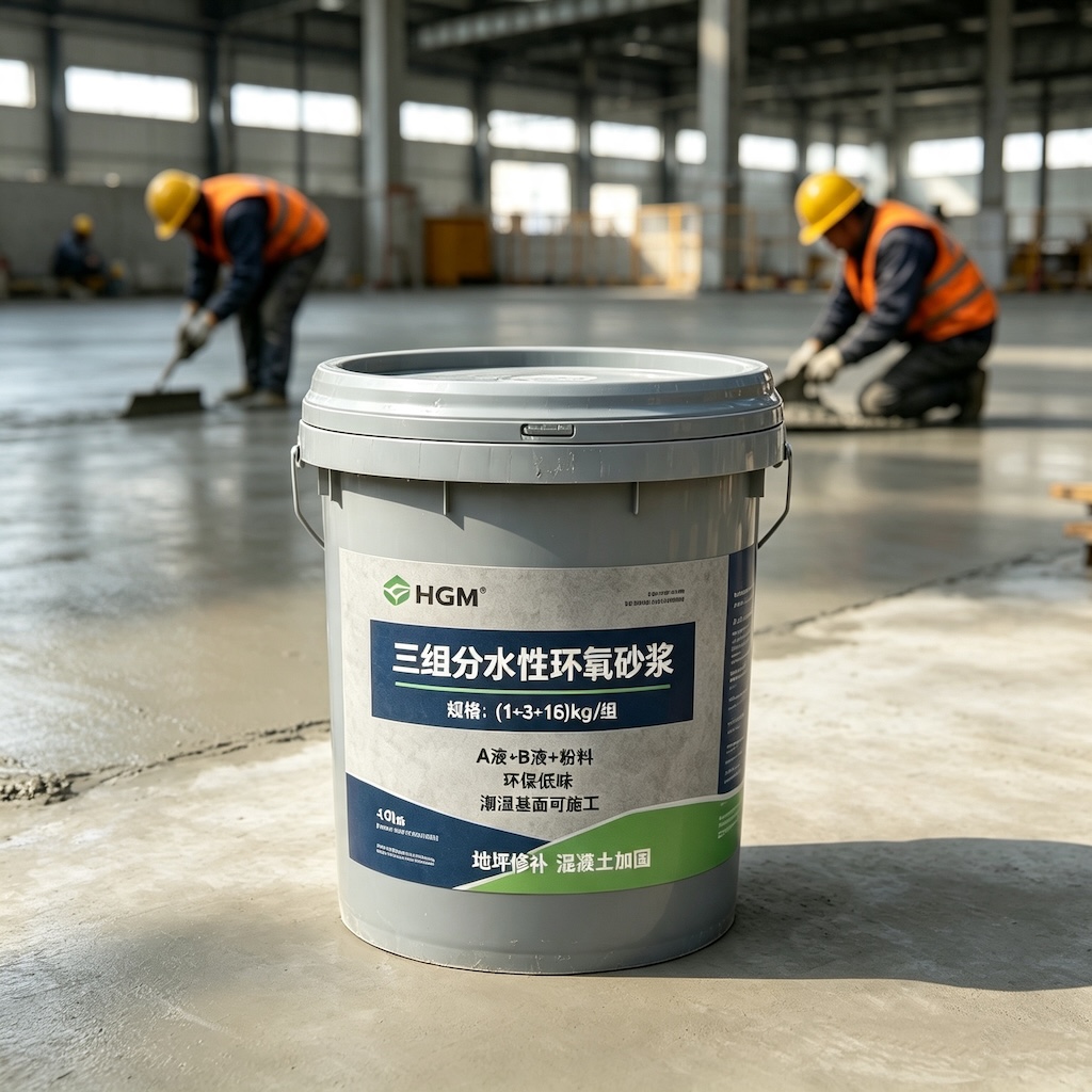 广南三组份水性环氧砂浆